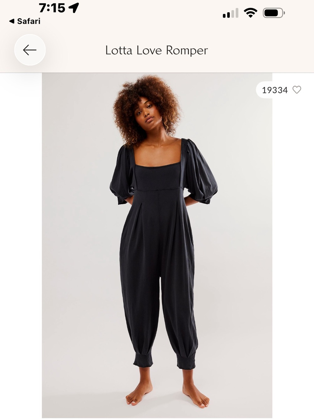 Free People Lotta Love Romper -Medium - Winter Ice EUC